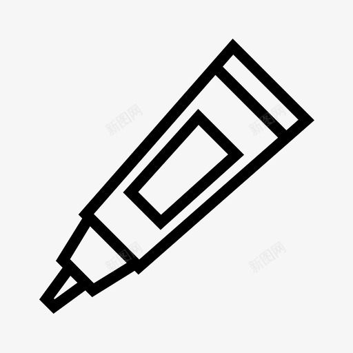 胶水粘合剂粘胶图标svg_新图网 https://ixintu.com 收藏 文具 浆糊 粘合剂 粘胶 胶水 胶管