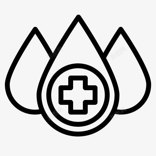 血液滴血医疗保健图标svg_新图网 https://ixintu.com 医学 医疗保健 概要 滴血 血液 输血