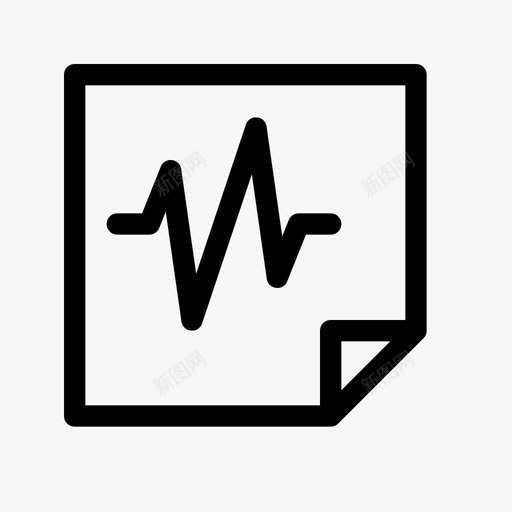 脉冲粘着的纸条警报通知图标svg_新图网 https://ixintu.com 便条 注释 粘着 纸条 脉冲 警报 通知