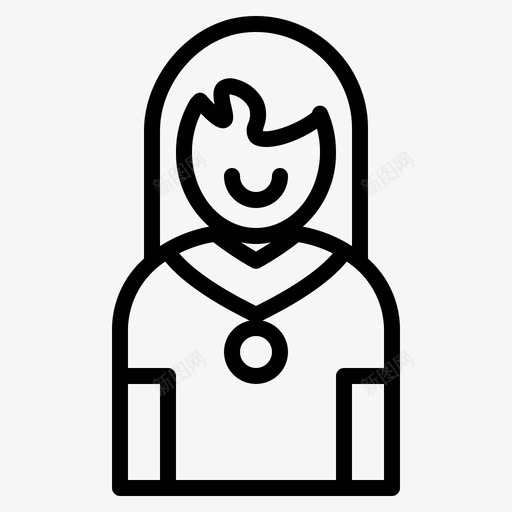 女孩乐趣未来图标svg_新图网 https://ixintu.com 乐趣 健康 大纲 女孩 孩子 家庭 幸福 未来 生活