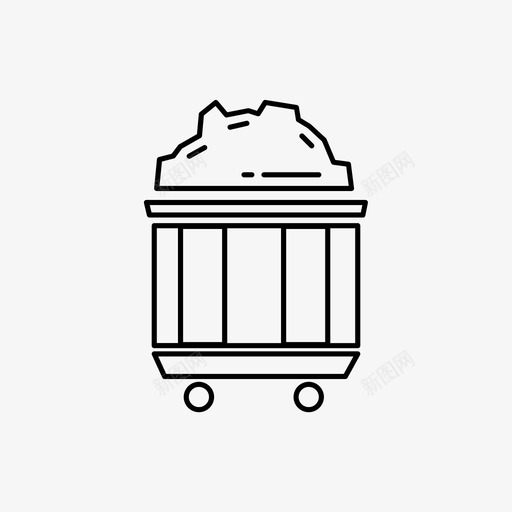 大车沙漠西部图标svg_新图网 https://ixintu.com 大车 沙漠 西部 野生