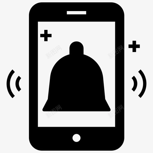 移动警报警报应用程序智能手机通知图标svg_新图网 https://ixintu.com 图标 字形 定时 应用程序 手机 提醒 智能 睡眠 移动 警报 通知