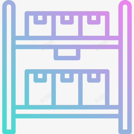 库存9月物流2梯度图标svg_新图网 https://ixintu.com 9月物流2 库存 梯度