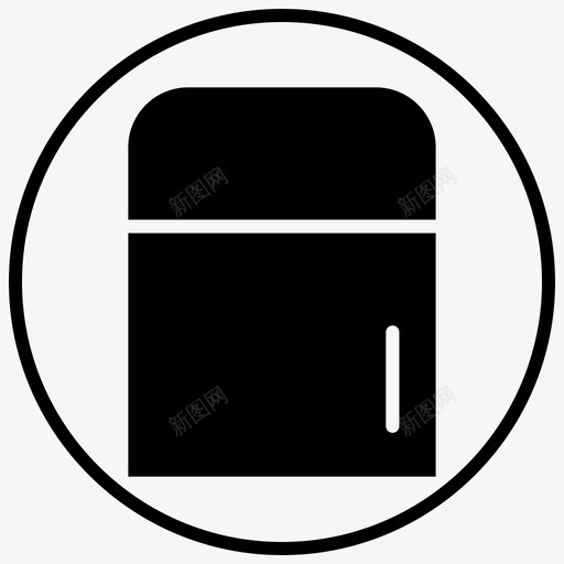 橡皮擦文具用品黑填充圆圈图标svg_新图网 https://ixintu.com 圆圈 填充 文具 橡皮擦 用品