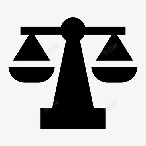 法庭等级平衡等级法官图标svg_新图网 https://ixintu.com 司法 平衡 法官 法庭 法律 等级