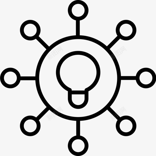 想法商业355直线图标svg_新图网 https://ixintu.com 商业 想法 直线