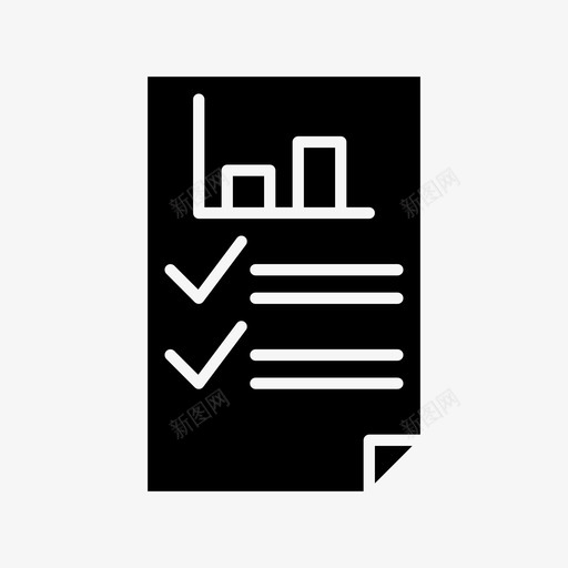 数据文档页面图标svg_新图网 https://ixintu.com 报告 报告字形 数据 文档 纸张 页面