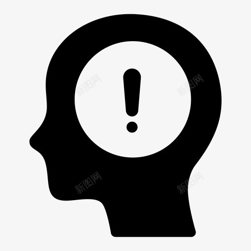恐惧焦虑心理健康图标svg_新图网 https://ixintu.com 偏执 心理健康 恐惧 概述 焦虑 障碍