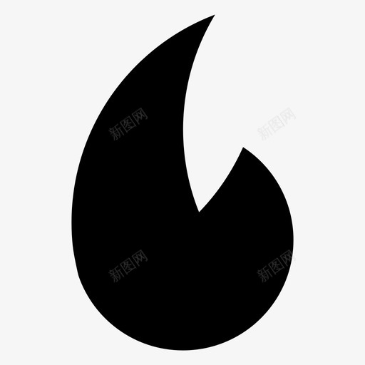 火焰火辣图标svg_新图网 https://ixintu.com 火焰