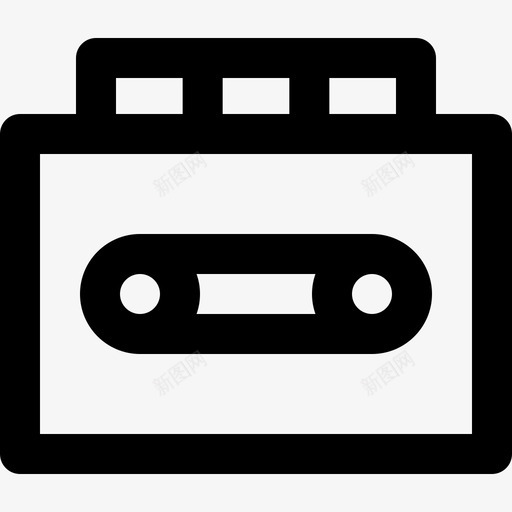 录音机新闻和杂志11线性图标svg_新图网 https://ixintu.com 录音机 新闻和杂志11 线性