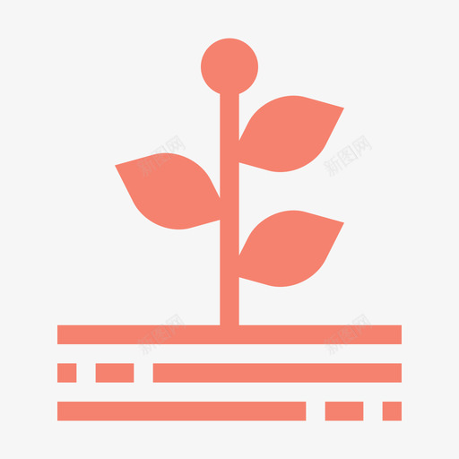 芽花园自然图标svg_新图网 https://ixintu.com 春天 植物 自然 花园