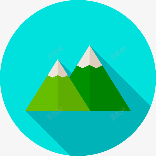 高山冒险39平坦图标svg_新图网 https://ixintu.com 冒险 平坦 高山