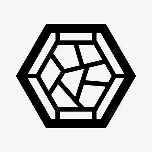 传统图案中国图案中国花格图标svg_新图网 https://ixintu.com 中国图案 中国花格 传统图案 窗户