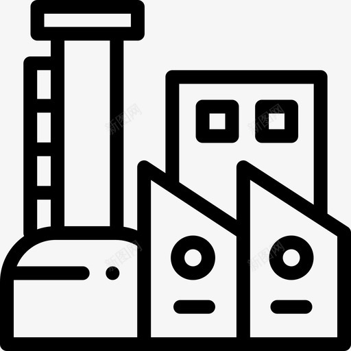 工厂工业67线性图标svg_新图网 https://ixintu.com 工业 工厂 线性