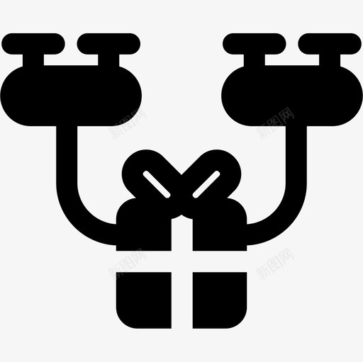 无人机机器人37装满了图标svg_新图网 https://ixintu.com 无人机 机器人 满了 装满