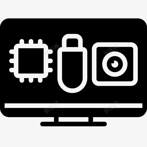 小工具电器计算机图标svg_新图网 https://ixintu.com 小工 屏幕 工具 电器 电子 计算机 调制解调器