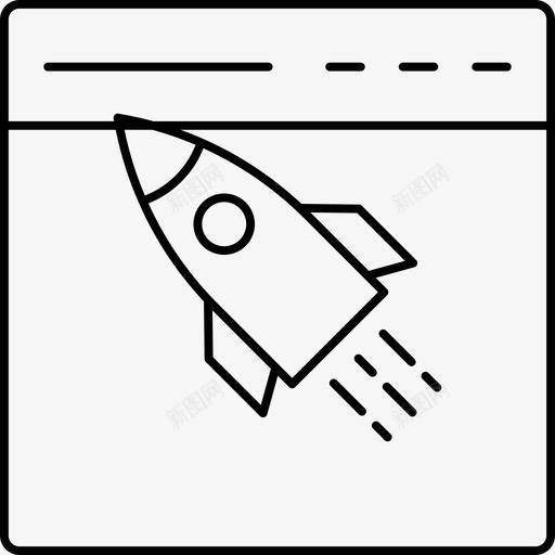 启动浏览器互联网图标svg_新图网 https://ixintu.com 互联网 启动 商业 图标 在线 浏览器 网页 金融