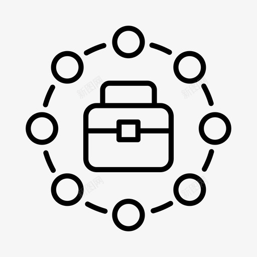 商业公司经济图标svg_新图网 https://ixintu.com 公司 商业 工作 经济