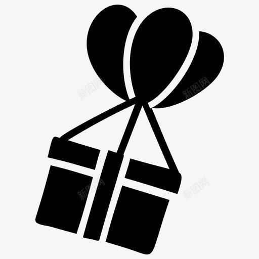 热气球运送物流运送运送概念图标svg_新图网 https://ixintu.com 热气球运送 物流运送 电子商务字形向量图标集 盒子气球运送 空运盒子 运送概念
