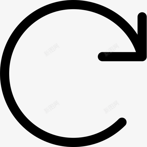 重做文本编辑器39线性颜色图标svg_新图网 https://ixintu.com 文本 线性 编辑器 重做 颜色
