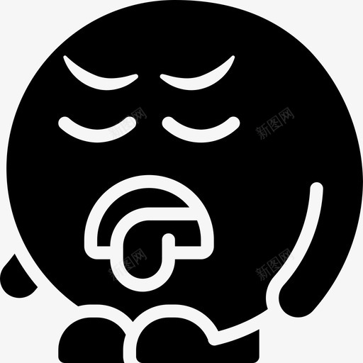 恶心情绪化的人加油图标svg_新图网 https://ixintu.com 加油 恶心 情绪化