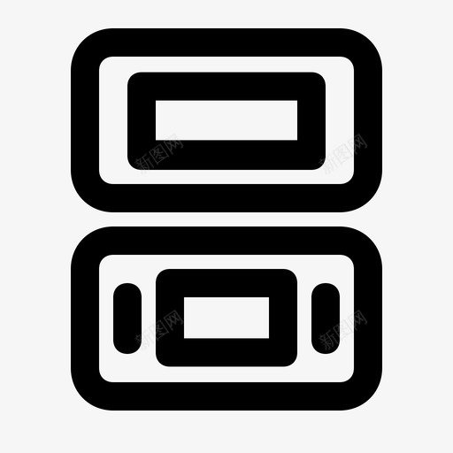 控制台设备游戏图标svg_新图网 https://ixintu.com 便携式 控制台 游戏 视频游戏和控制台 设备