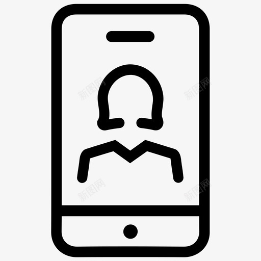 业务支持应用程序移动视频通话图标svg_新图网 https://ixintu.com 业务 大纲 应用程序 支持 移动 视频 通话