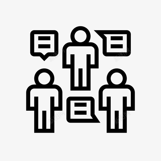 意见不同意见意见交流图标svg_新图网 https://ixintu.com 不同意见 各种意见 意见 意见交流 教育 知识智能学习 调查