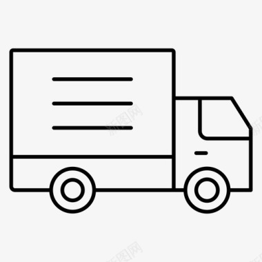2019年交付汽车卡车图标图标