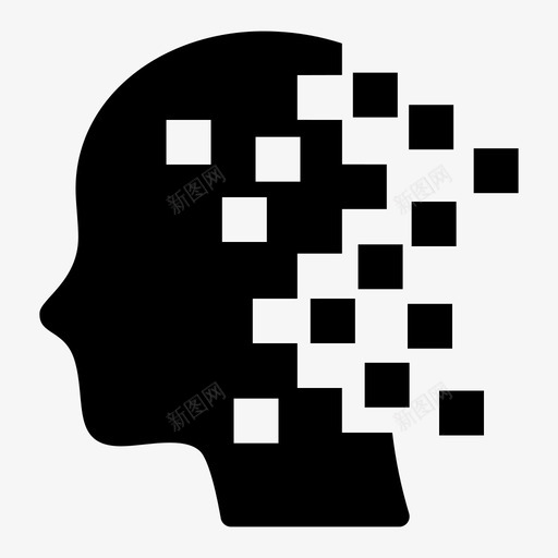 阿尔茨海默病障碍遗忘图标svg_新图网 https://ixintu.com 失落 心理健康 心理健康和障碍概述 遗忘 阿尔茨海默病 障碍