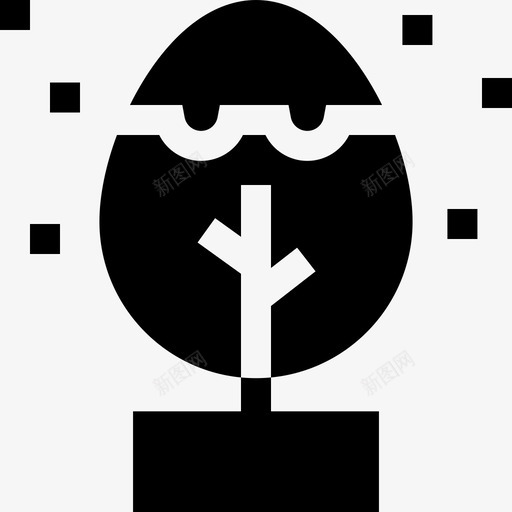 圣诞树圣诞城9填充图标svg_新图网 https://ixintu.com 圣诞城9 圣诞树 填充