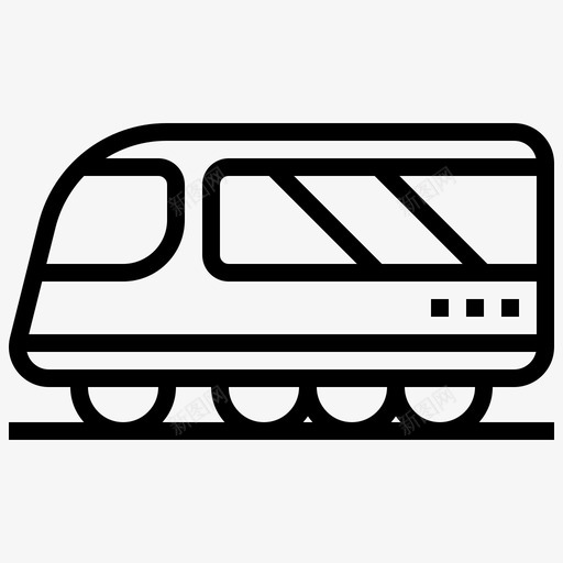 火车电力快车图标svg_新图网 https://ixintu.com 快车 火车 电力 运输 运输车辆2号线 铁路
