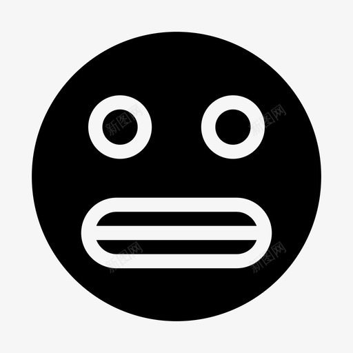令人毛骨悚然表情感情图标svg_新图网 https://ixintu.com 令人毛骨悚然 感情 笑脸 表情 表情填充