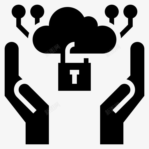regtech云监管图标svg_新图网 https://ixintu.com regtech 云 安全 技术 监管 金融科技字形