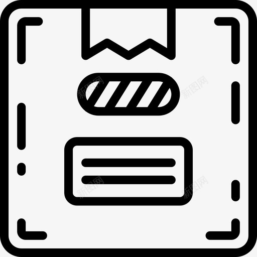 线性拆卸盒图标svg_新图网 https://ixintu.com 拆卸 线性