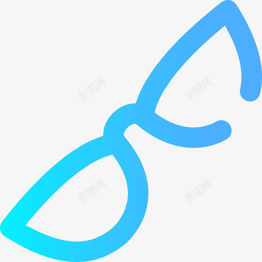 玻璃夏季87渐变色图标svg_新图网 https://ixintu.com 变色 夏季 渐变 玻璃