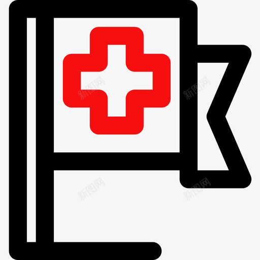 旗子紧急情况7双音图标svg_新图网 https://ixintu.com 双音 情况 旗子 紧急
