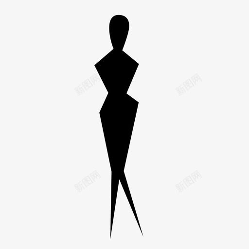 女人人体模特模特图标svg_新图网 https://ixintu.com 人体模特 剪影 女人 模特 雕像