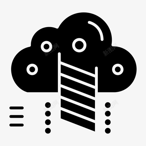 阶梯云数据图标svg_新图网 https://ixintu.com 云计算 技术 数据 范围 阶梯