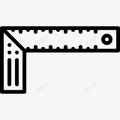 直尺工具60直线图标svg_新图网 https://ixintu.com 工具60 直尺 直线