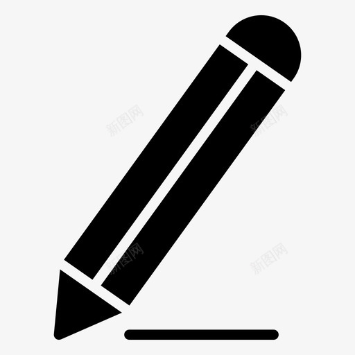 书写工具铅笔绘图铅笔素描铅笔图标svg_新图网 https://ixintu.com 书写 书签 字形 工具 按钮 撰写 标记 素描 绘图 铅笔
