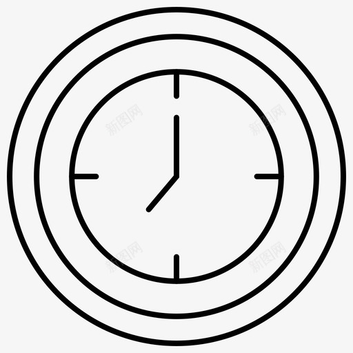 时钟截止日期时间表图标svg_新图网 https://ixintu.com 截止日期 时钟 时间 时间表 等待时间 金融1线圈
