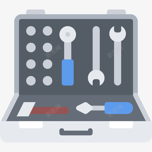 工具箱生成器1平面图标svg_新图网 https://ixintu.com 工具箱 平面 成器 生成