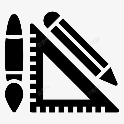 采购产品文具绘图工具测量尺图标svg_新图网 https://ixintu.com 一套技术工具和机器字形矢量图标 建筑绘图工具 技术工具 测量尺 绘图工具 采购产品文具