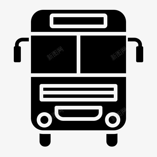 巴士运输131字形图标svg_新图网 https://ixintu.com 字形 巴士 运输