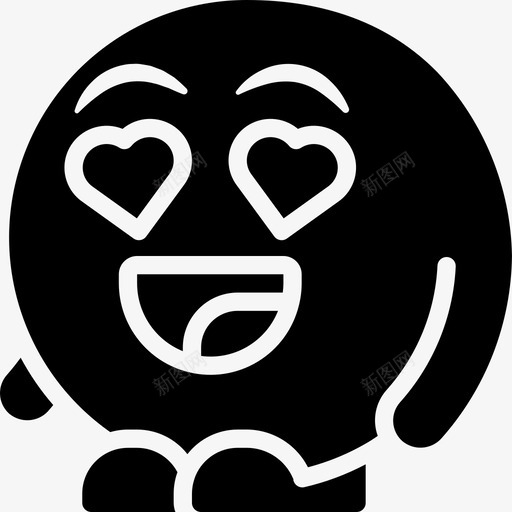 爱情绪化的人填充图标svg_新图网 https://ixintu.com 填充 情绪化