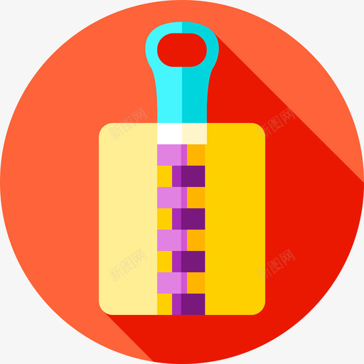 拉链针织品5扁平图标svg_新图网 https://ixintu.com 扁平 拉链 针织品