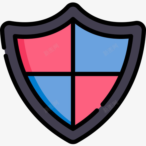 盾牌中世纪41线性颜色图标svg_新图网 https://ixintu.com 中世纪 盾牌 线性 颜色