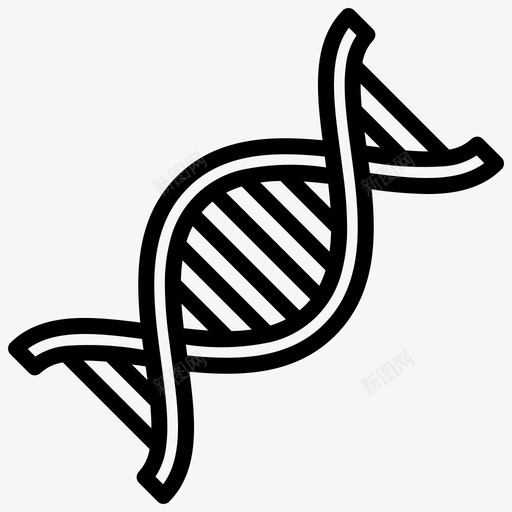 dna生物化学图标svg_新图网 https://ixintu.com dna 化学 实验 生物 研究 科学和研究