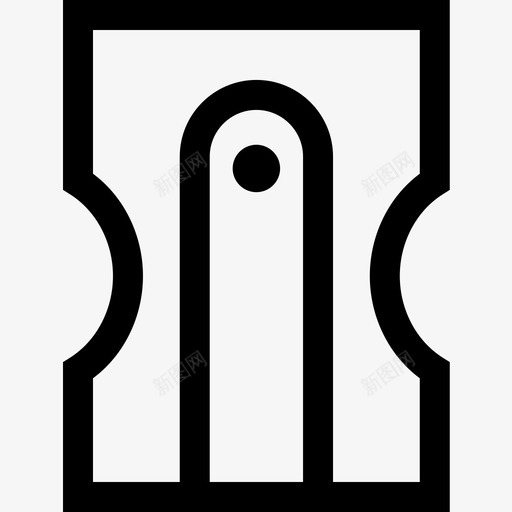 卷笔刀手工艺品3直线型图标svg_新图网 https://ixintu.com 卷笔刀 手工艺品3 直线型